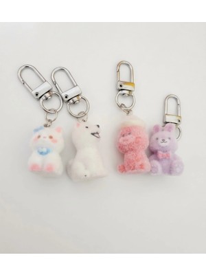 Dogadastore Tüylü Fermuar Charm Çeşitli