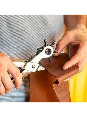 Str Store 6 Farklı Boyutta Kemer Delme Pensesi Kemer Delici Delik Açıcı Aparat