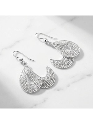 Arvenia Silver Filigran Sanatı Kadın 925 Ayar Gümüş Küpe