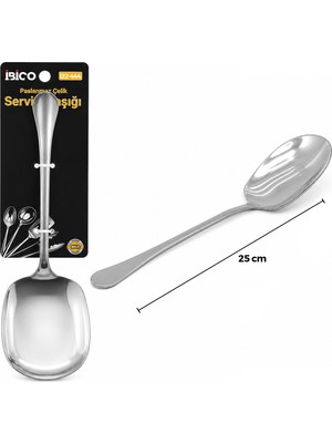 Str Store Krom 25 cm Metal Servis Kaşık