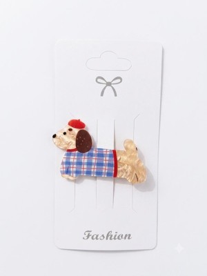 Str Store Köpek Figürlü Moda, Mandallı Saç Tokası (Model-1)
