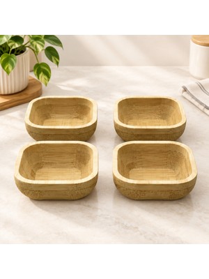Str Store Bambu Mini Çerezlik 4'lü