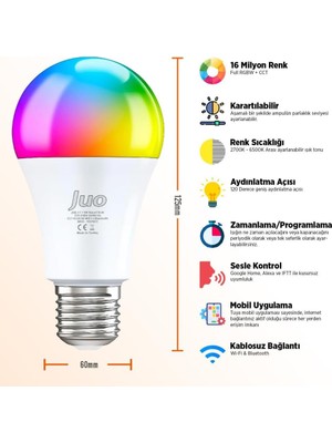 Str Store Lumex Akıllı Ampul 11W LED Rgb Wifi & Bluetooth