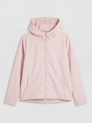 Lc Waikiki Yeni Sezon Pembe Kapüşonlu Su Itici Kız Çocuk Yağmurluk
