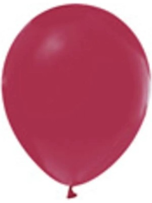 King Shark 12 Inç Standart Boy Pastel Balon 10 Adet Mürdüm