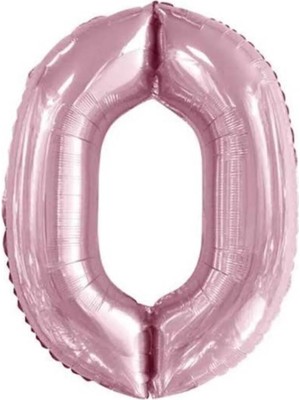 King Shark Pembe Folyo Rakam Balon ( 0 ) 34 Inç 76 cm
