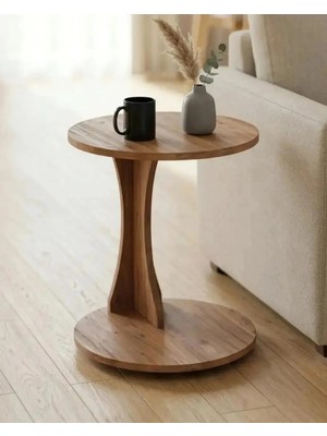 Treeandtech Modern Tekerlekli C Yan Sehpa