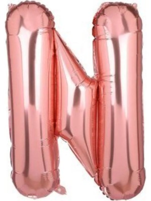King Shark 34 Inç 80 cm Rose Gold Folyo Rakam Balon N