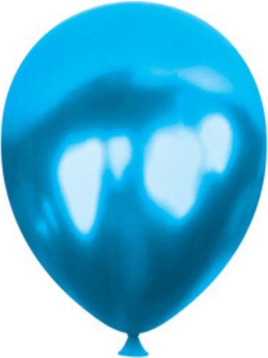 King Shark 50 Adet Metalik Balon Lacivert