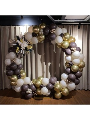 King Shark Krom Gold Çikolata Kahve ve Beyaz Balon Zinciri 100 Adet