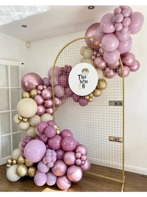 King Shark Retro Toz Pembe Gold Pembe Krom Balon Zinciri 00 Adet