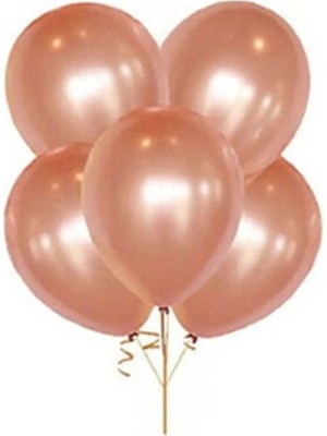 King Shark Metalik Balon 10 Adet Rose Gold