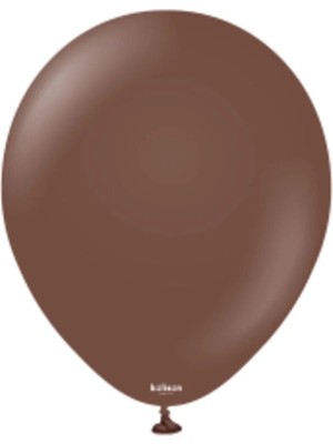 King Shark 12'' Standart Balon Çikolata Kahve 100’LÜ