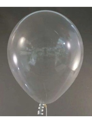 King Shark 5 Adet - 12" Şeffaf Balon (30 cm Çap)