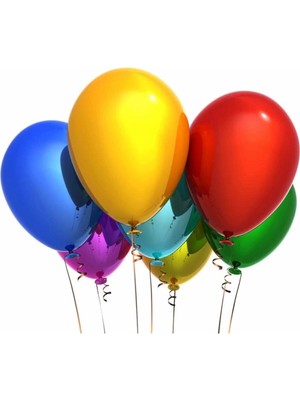 King Shark Karışık Renkli Metalik Balon 5 Adet