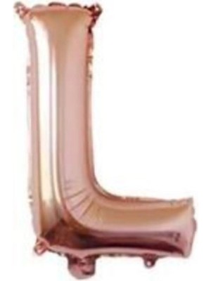 King Shark 40 Inç 100 cm Rose Gold Folyo Harf Balon L