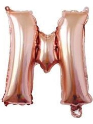 King Shark 40 Inç 100 cm Rose Gold Folyo Harf Balon M