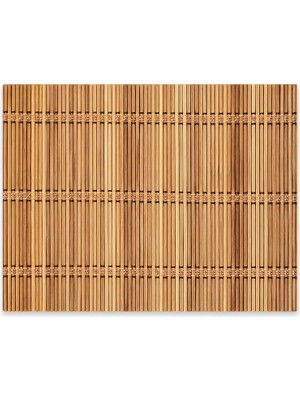 Str Store Bambu Amerikan Servis, Doğal Bambu Malzeme, 17.7 x 11.8 Inç (45 x 30 Cm), 3 Adet (Model 12)