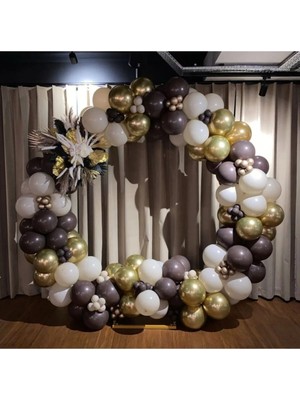 King Shark Krom Gold Çikolata Kahve ve Beyaz Balon Zinciri 100 Adet