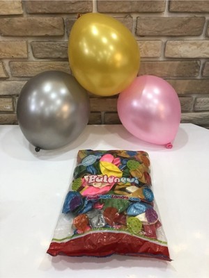 King Shark Balon 100 Adet Şimdi Parti Zamanı 12 Inch (100 Adet) Kapalı Ambala