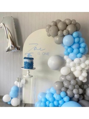 King Shark Pastel Balonlar Balon Zinciri