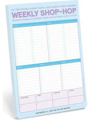 Str Store Weekly Shop-Hop Pad With Magnet