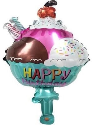 King Shark Cup Dondurma Şekilli Folyo Balon