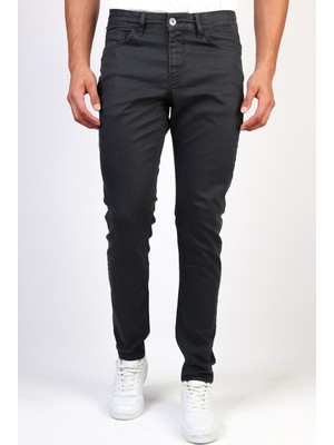 Hlt Jeans Erkek Antrasit Slim Fit Likralı Jean Kot Pantolon HLTHE001967