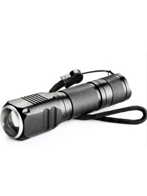 Hace Bazaar F-82 T6 LED Zoomlu 2000 Lm Yüksek Işık Şarjlı El Feneri