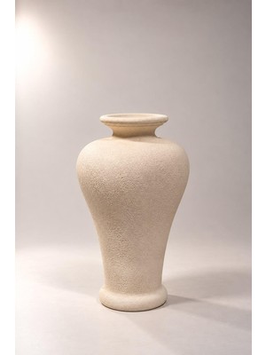 Dekomini Vela Seramik Dokulu Dekoratif Vazo 40X25 cm