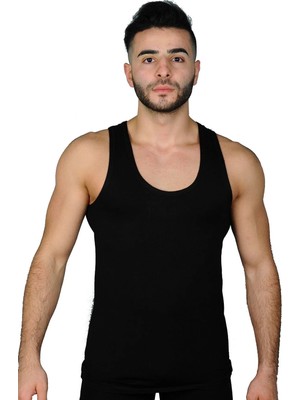 Tutku Elit Erkek Siyah Modal Elastan Atlet 6 Lı