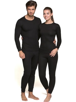 Termal Hbtrend Tayt Içi Yumuşacık Sıcak Tutan Siyah Kadın Erkek Unisex Içlik Tayt