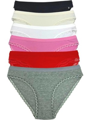 Tutku Kadın Dantelli Toparlayıcı Külot 6'lı Set