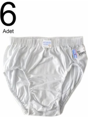 Seher Erkek Çocuk Beyaz 6 Adet Kilot