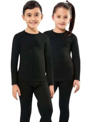 Narnuga Kota 1 Adet Kız Erkek Çocuk Termal Siyah Içlik Fanila Body Takım 2005