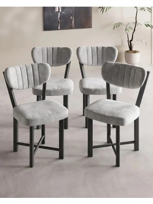 Treeandtech Manyas 4 Lü Sandalye Seti