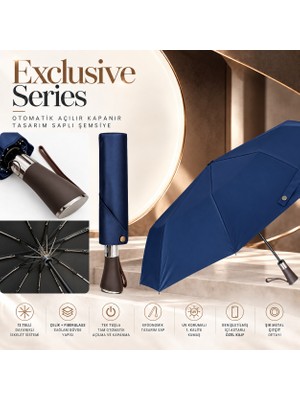 Aventus Exclusive Series - Otomatik Açılır Kapanır Tasarım Saplı Şemsiye