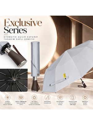 Aventus Exclusive Series - Otomatik Açılır Kapanır Tasarım Saplı Şemsiye