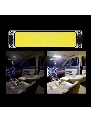 Str Store PM-26420 Ikili 12-85V Dc 6X24 cm 108 Cob LED Beyaz Işık Panel Lamba