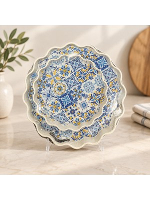 Str Store Papatya Tepsi Seti Melamin