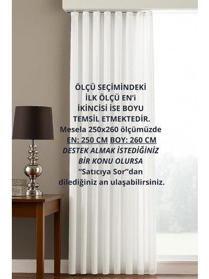 Hsc Bilişim Gauze Fabric Design Saten Beyaz Güneşlik Yüksek Kaliteli 200 x 210