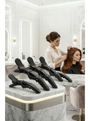 Toptan Budur Crocodile Design Saç Pensi, Standart, 7430000718284, Siyah