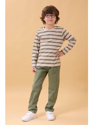 Perendi Erkek Çocuk Pamuklu Gabardin Jogger Pantolon
