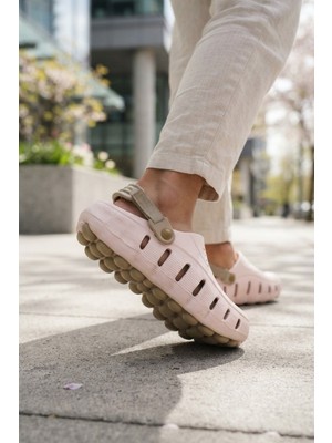 Ekru Kum Günlük Sahil Havuz Plaj Terliği Eva Unisex Terlik & Sandalet