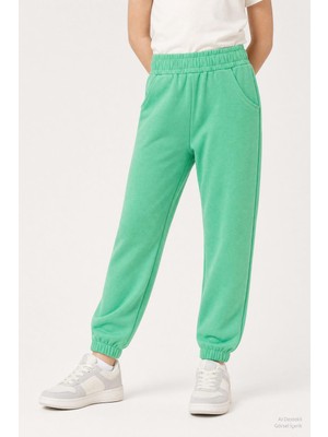 Perendi Lastikli Rahat Kesim Cepli Erkek ve Kız Çocuk Unisex Eşofman Altı