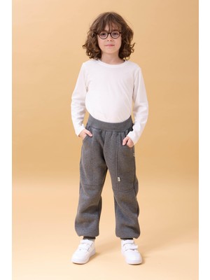 Perendi Kalın Jogger Cepli Unisex Çocuk Eşofman Altı