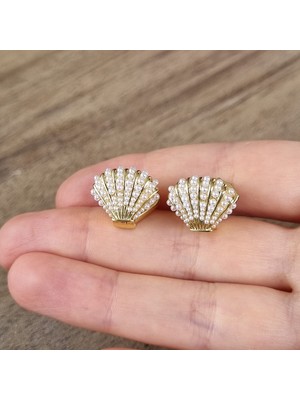 Incili Istiridiye Küpe Kararmaz Alerji Yapmaz