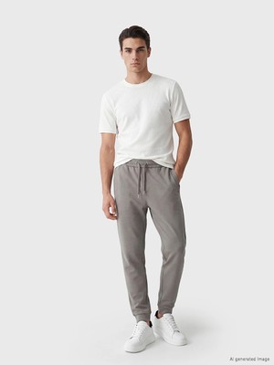 Lc Waikiki Yeni Sezon Gri Regular Fit Erkek Jogger Eşofman Altı