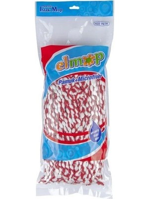 Kapamarka Yedek Islak Vidalı Mop Paspas Püskül Ucu - Pamuklu Mikrofiber Ipli Mop Yedeği Başlığı -PM01