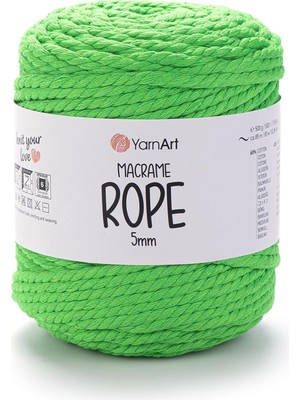 El Örgü Ipi Macrame Rope 5 Mm, 802, 2X500 gr